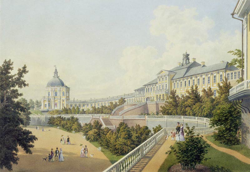 Большой дворец в Ораниенбауме.А.А.Беземан ок.1847 г.