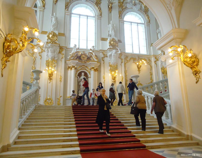 Парадная(Иорданская) лестница.Зимний дворец.Государственный Эрмитаж