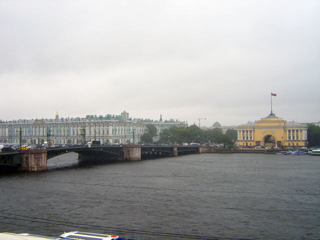 Зимний дворец.Дворцовый мост.Адмиралтейство.