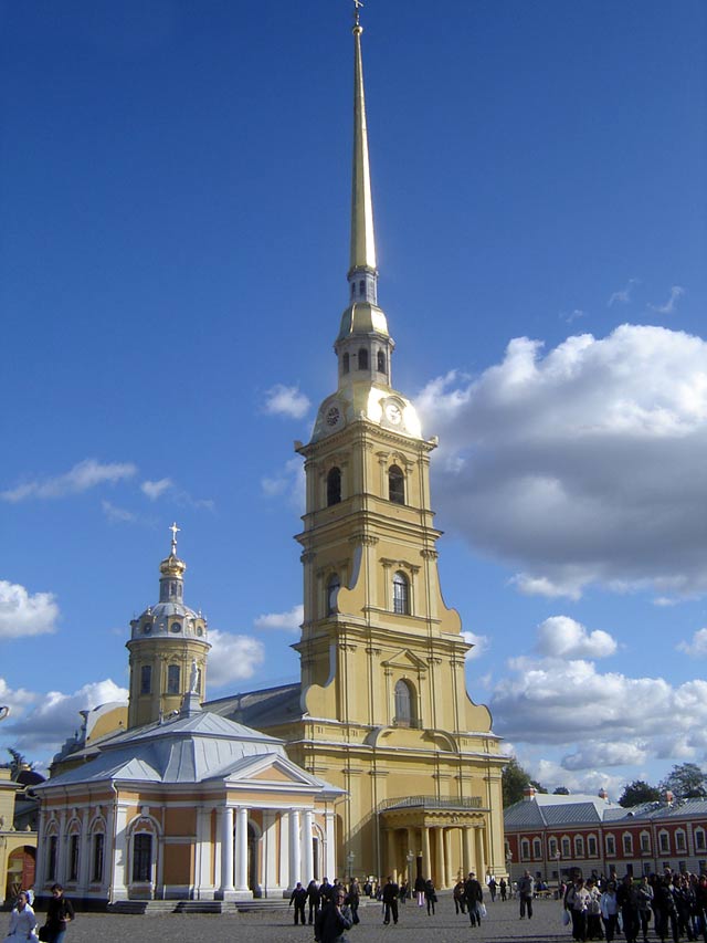 Соборная площадь. Ботный дом. Петропавловский собор
