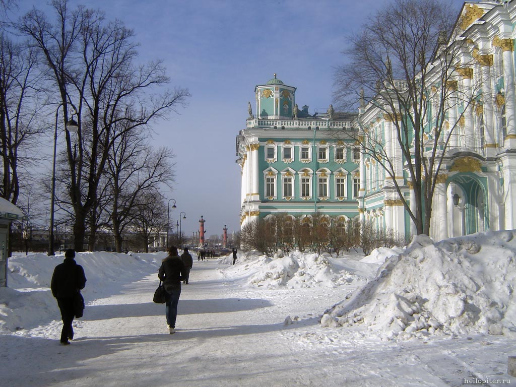 санкт петербург зимой 
