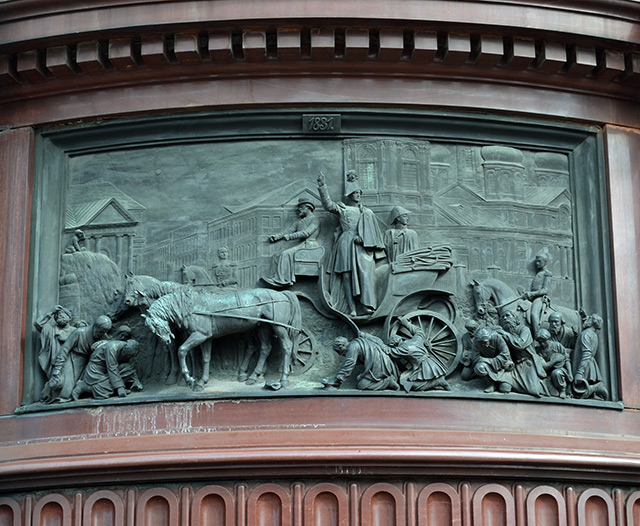 Усмирение холерного бунта 1831 года на Сенной площади