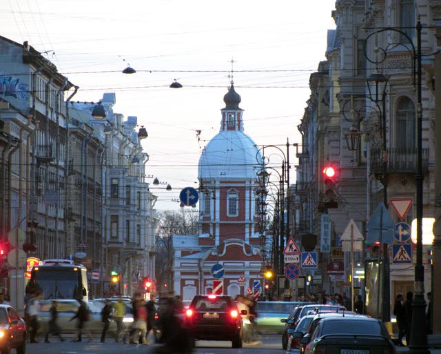 Пантелеймоновская церковь.Улица Пестеля.Санкт-Петербург.