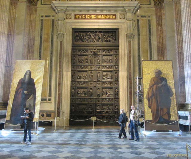 Исаакиевский собор.Большие западные двери, ск-р И.Витали.