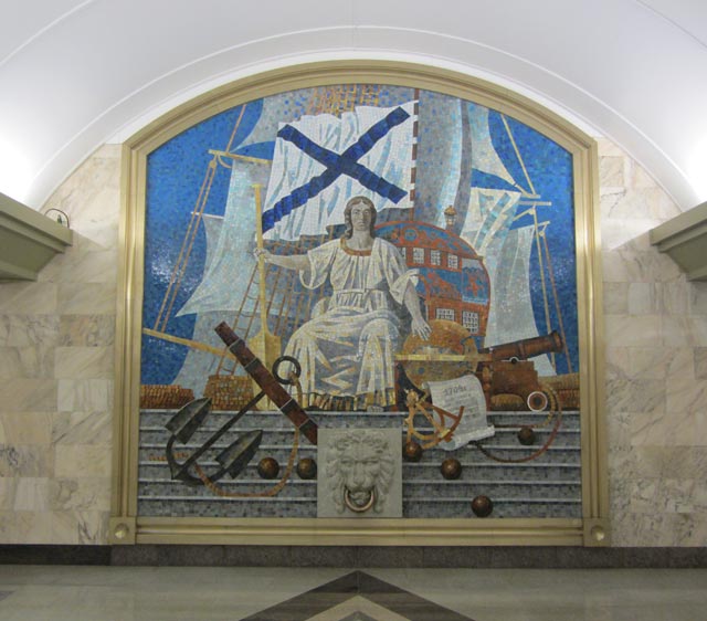 Метро Санкт-Петербурга.Станция "Адмиралтейская".