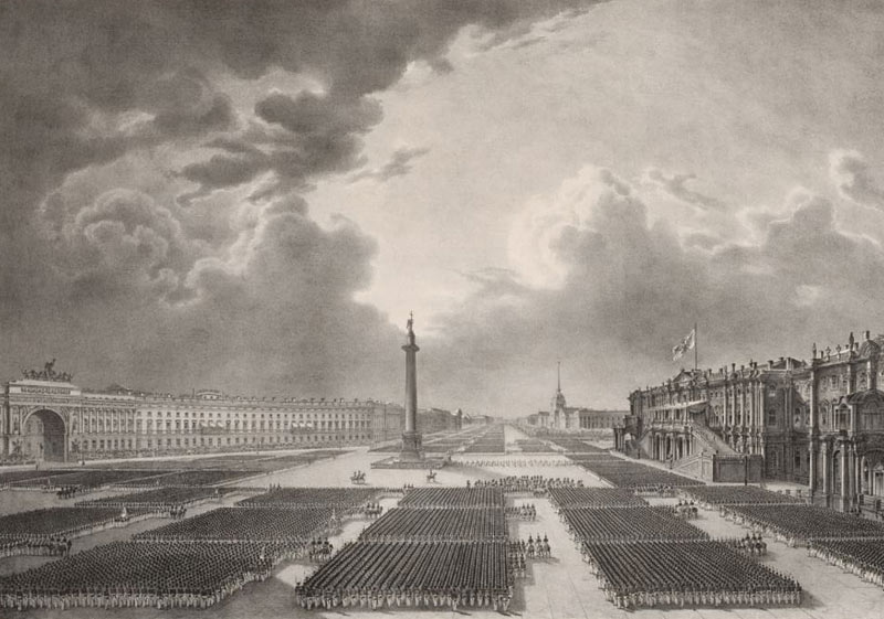 Церемония открытия Александровской колонны, 30 августа 1834 г.