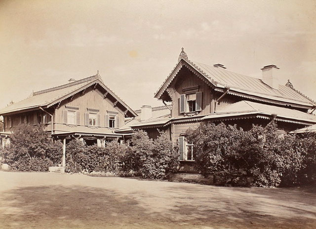 Сельский домик в Александрии. Фото А.Ясвоин. Начало 1880-х гг.