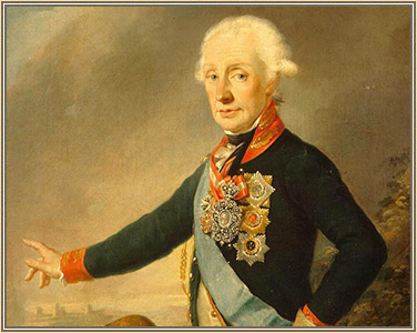 Портрет А. В. Суворова. Йозеф Крейцингер. 1799 г. ГЭ
