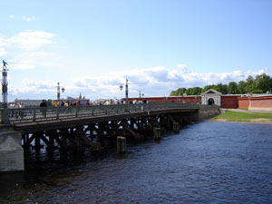 Иоановский мост.Петропавловская крепость.