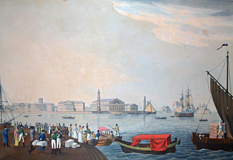 Морней (Морне, Морнэ). Панорама Санкт-Петербурга. 1830-е г.