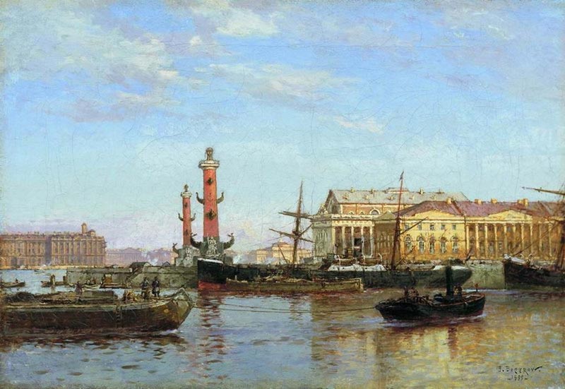 Беггров Александр Карлович. Петербург со стороны Невы. 1899 г.