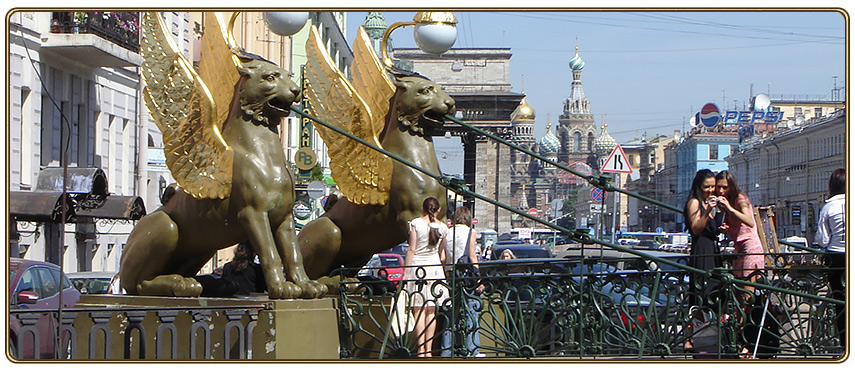 Банковский мост.Санкт-Петербург