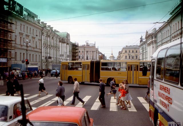 Невский проспект.Фотограф Paul Kandler.1987 г.