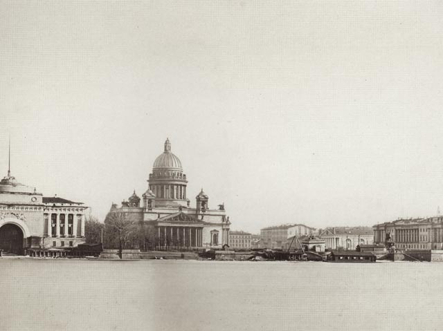 Нева. Адмиралтейство.Фотограф Бианки И.К. до 1874 г.