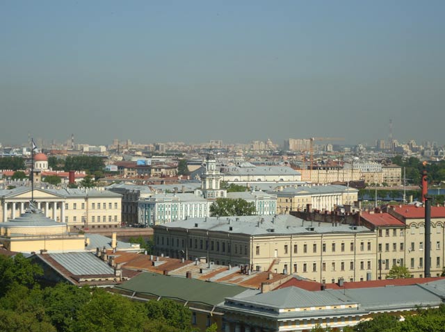 Виды с колоннады Исаакиевского собора.