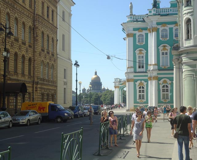 Исаакиевский собор.Зимний дворец.Миллионная улица.