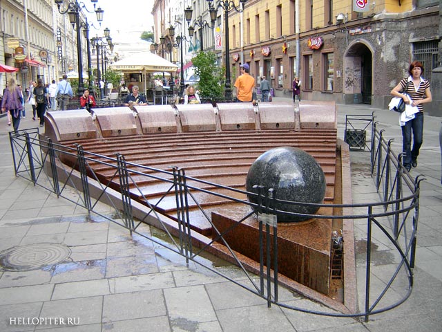 фонтан шар в санкт-петербурге
