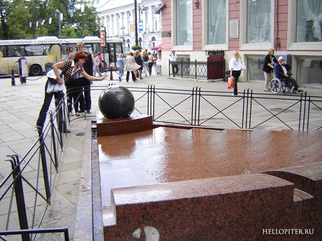фонтан шар
