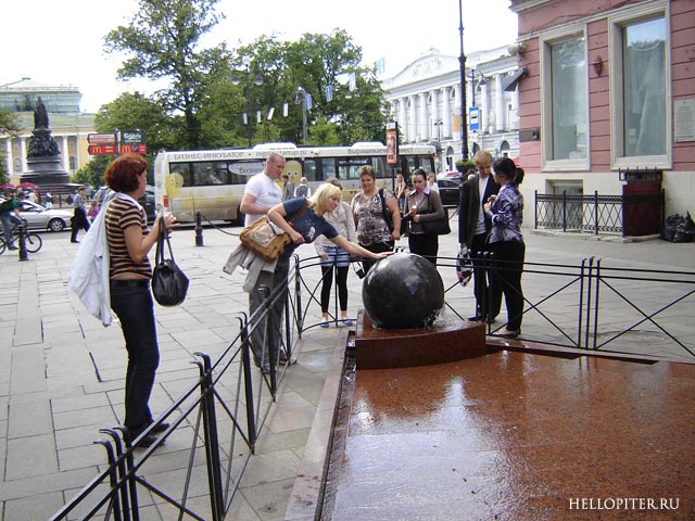 фонтан шар