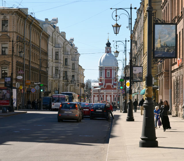 Пантелеймоновская церковь.Улица Пестеля.Санкт-Петербург.
