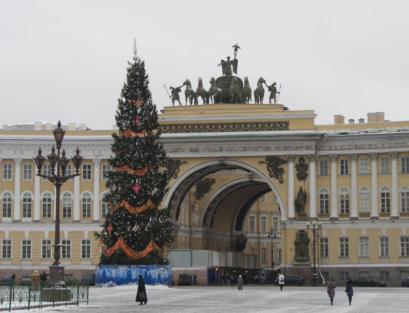 Дворцовая площадь.Арка Главного штаба.
