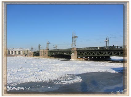 Дворцовый мост.Санкт-Петербург.