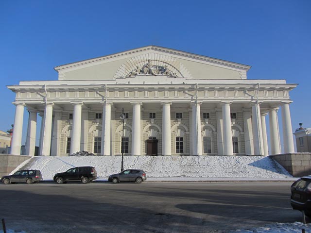 Западный фасад Биржи.