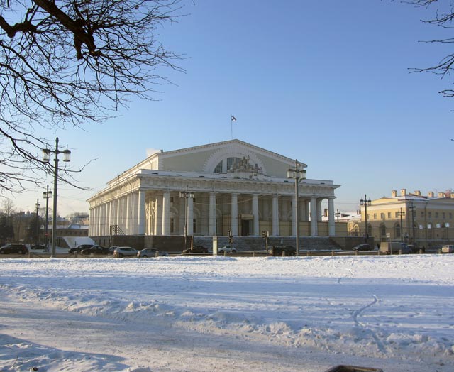 Биржа.Зима.Санкт-Петербург