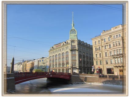 Красный мост.Санкт-Петербург.