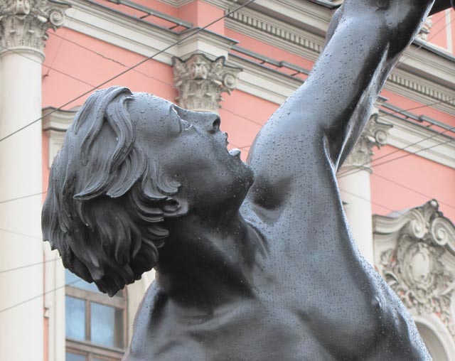 Аничков мост.Фрагмент