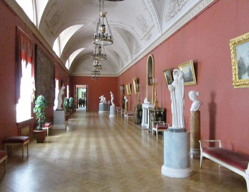 Юсуповский дворец.Античный зал.Архитетор А.А.Михайлов 1830 - е гг.