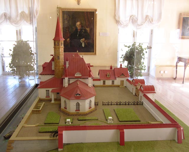 Приоратский дворец.Макет.Масштаб 1:50.Гатчина.