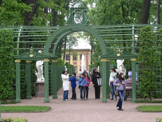 Летний сад.Летний дворец Петра I.