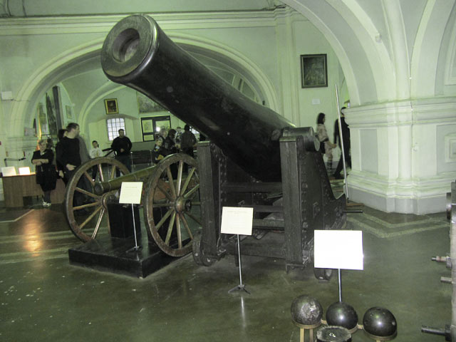 Артиллерийский музей.197- мм крепостная пушка обр.1857 г.