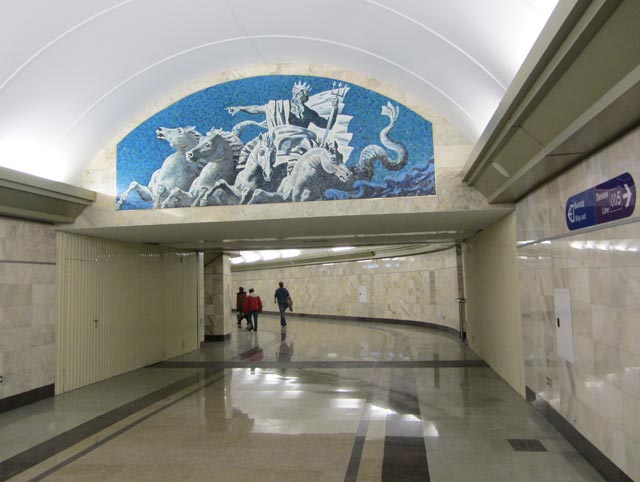 Метро Санкт-Петербурга.Станция "Адмиралтейская".