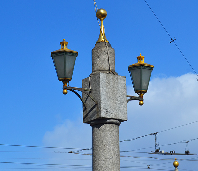 Старо-Калинкин мост. Фонарь. Санкт-Петербург