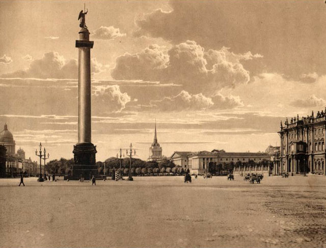 Александровская колонна.Начало XX века.