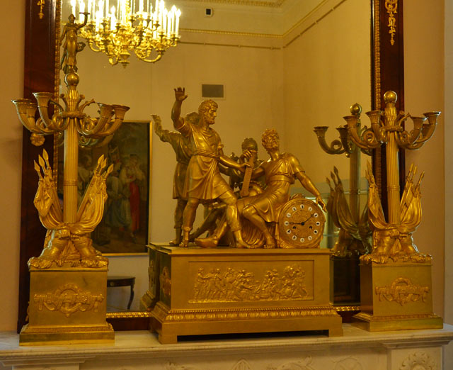 Здание Главного штаба. Часы "Минин и Пожарский". П.-Ф. Томир