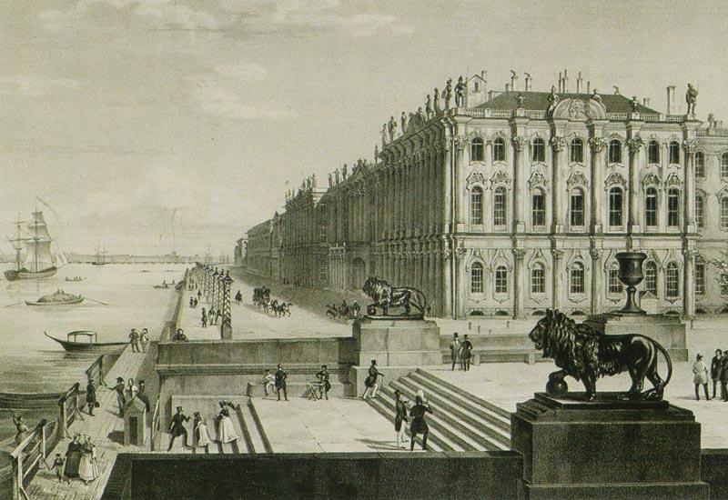 К.Ланг. Императорский Зимний дворец. 1840-1850-е гг.
